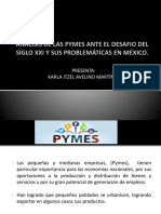 Análisis de Las Pymes Ante El Desafio Del Síglo Xxi y Sus Problemáticas en México.