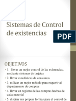 Sist. Control Existencias