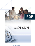 Nokia PC Suite 7.0: User'S Guide For