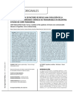 Encuesta Nacional de Factores de Riesgo 2009 RevArgent Salud Publica PDF