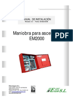 Instalación manual ascensor EM2000