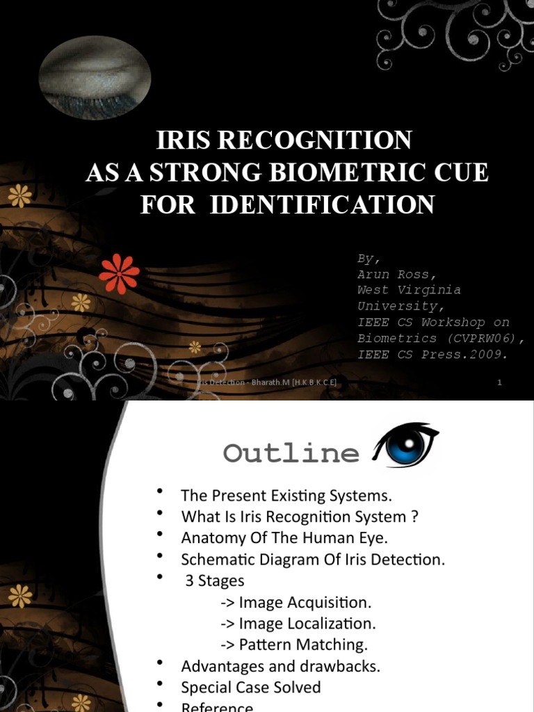 Iris Recognition System Overview | PDF | Biometrics | Eye