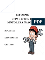 Informe de Reparacion A Gasolina