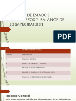 Formas de Estados Financieros y Balance de Comprobacion