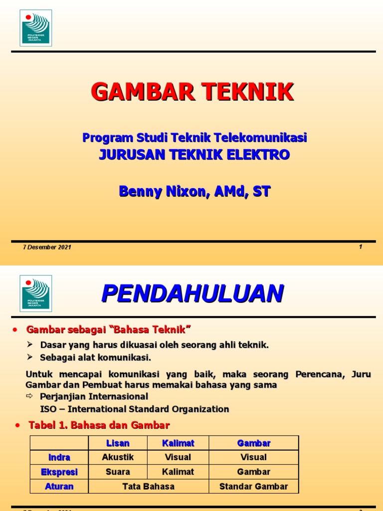 Pendahuluan (gambar teknik)