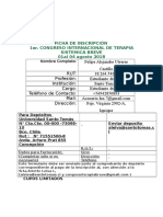 Ficha Inscripción Congreso