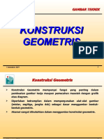 Konstruksi Geometris Gambar Teknik Pdf Materi