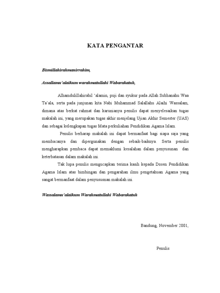 Contoh Makalah Zahir Bsi