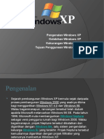 Pengenalan Windows XP Kelebihan Windows XP Kekurangan Windows XP Tujuan Penggunaan Windows XP