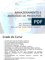 Manuseio de Podutos Químicos