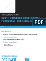 Charlotte Wickham: Happy R Users Purrr: Using Functional Programming To Solve Iteration Problems