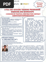 Brochure 2016-MBAM 4 Mod of Practical Construction Contract Administration Management