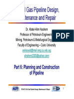 Part 6 PLANNING AND CONSTRUCTION OF PIPELINE PDF