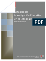 Manual de Catalogo de Investigaciones