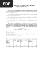 The Wildlife (Specified Plant Stock Declaration) Central Rules, 1995