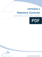 Appendix 2 Statutory Controls