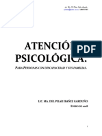 Apoyo psicológico para personas con discapacidad