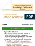 Organizational Conflict, Negotiation, Politics, and Change