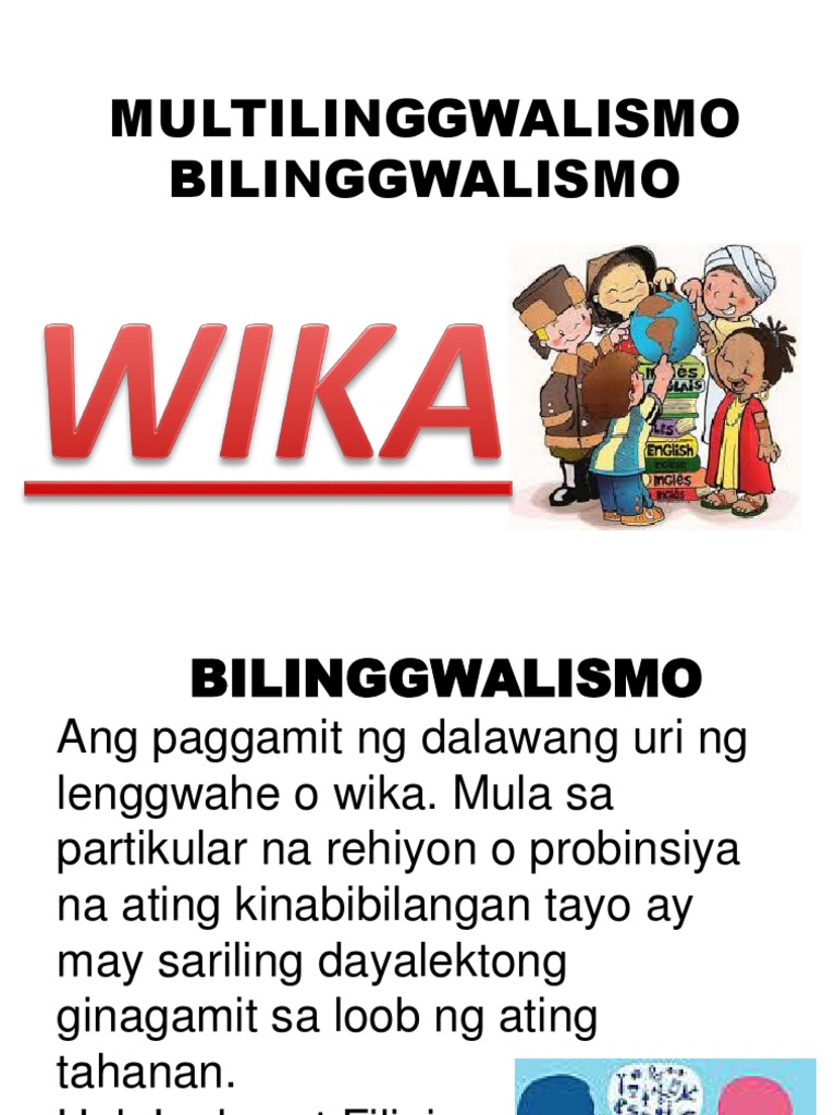 Kahulugan Ng Multilinggwalismo – Halimbawa