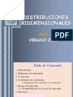 Distribuciones Bidimensionales (Datos No Agrupados)