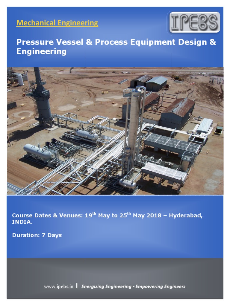 Pressure Vessel Design Training Course | PDF | Heat Exchanger ...