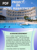 Download Presentation on Hotel Management 2 by Amandeep Singh SN38159431 doc pdf