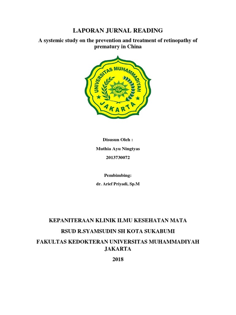 Laporan Jurnal Mata