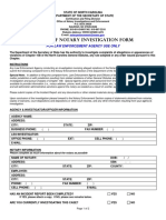 Law Enforcement Investigation Form