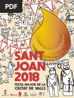 Programa de la Festa Major de la Ciutat de Valls 2018