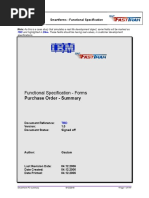 Smart Form PO Summary