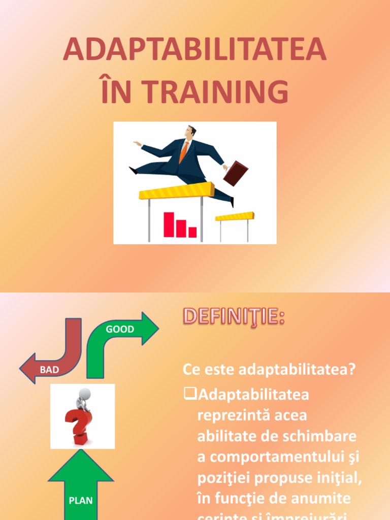 Adaptabilitatea in Training | PDF