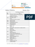 Syllabus STADD-Pro PDF