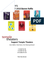 Support Temple Theaters Banner Raffle May 2018
