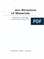Sutton - Electronic Structure of Materials