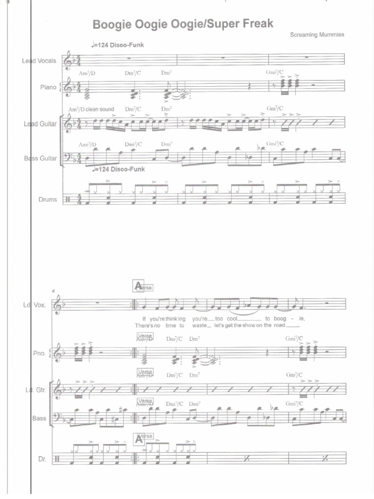 Boogie Oogie Oogie | PDF