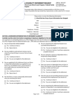 Temporary Total Disability Deferment