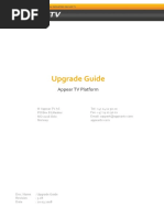 AppearTV 3.28 Upgrade Guide