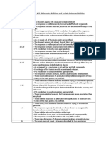 Mark Scheme for KS3 PRS Extended Writing