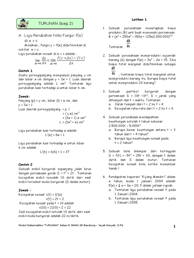 Turunan Bag 2