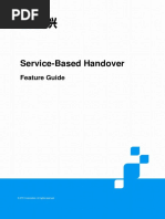 ZTE UMTS Service-Based Handover Feature Guide