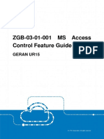 GERAN UR15 ZGB-03!01!001 MS Access Control Feature Guide (V4) - V1.0