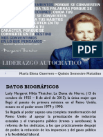 Margaret Thatcher Biografia - Liderazgo Autocrático - Maria Elena Guerrero Salazar