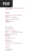 Códigos de Arduino y Processing para Sismografo