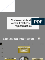 Customer Motivation: Needs, Emotions, and Psychographics