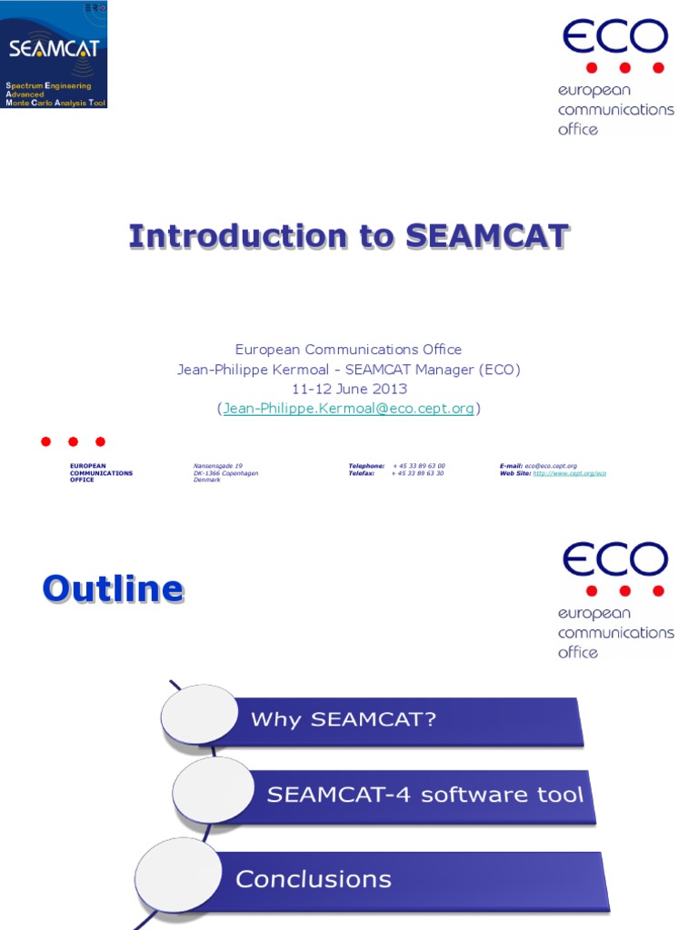 SEAMCAT Overview and Installation Guide | PDF | Application Programming ...