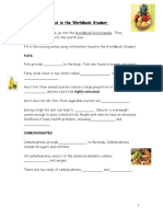 Nutrient Webquest in The Worldbook Student