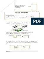 Prueba de Matemática OA13