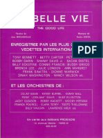 Partition - La - Belle - Vie - Sacha Distel PDF