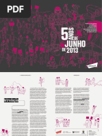 Infográfico 5 anos de junho de 2013