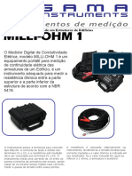 Medidor condutividade estruturas